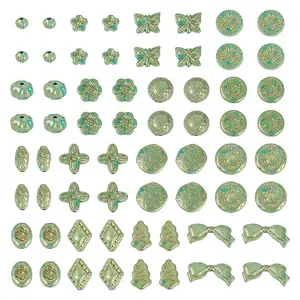 92Pcs Opaque Acrylic Beads