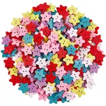 300Pcs 2-Hole Wood Buttons