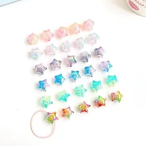 Transparent Crackle Acrylic Beads