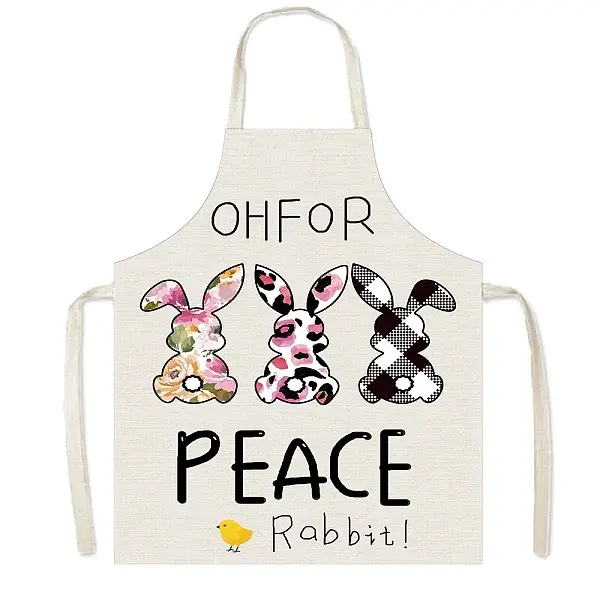 Easter Theme Polyester Sleeveless Apron