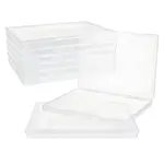 Plastic Bead Containers with Hinged Lid