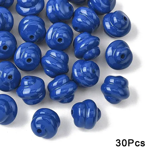 30Pcs Opaque Acrylic Beads
