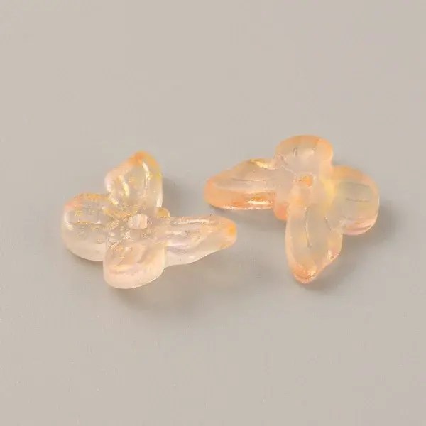 Handmade Golde Sand Lampwork Beads