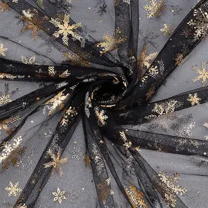 Snowflake Pattern Nylon Fabric