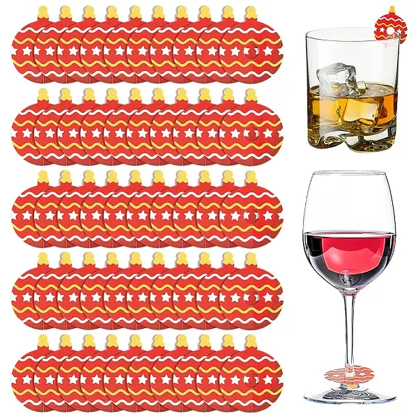 Paper Wine Glass Charms