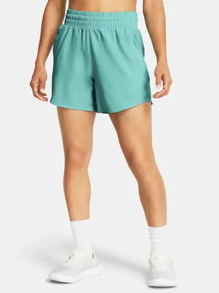 Under Armour Kraťasy Flex Woven Short 5in-GRN - Dámské