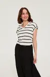 Marisse dámske tričko L-TS-4924 čierne