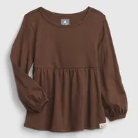 GAP Dětský nabíraný top organic - Holky