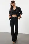 Trendyol Black High Waist Wide Leg Jeans