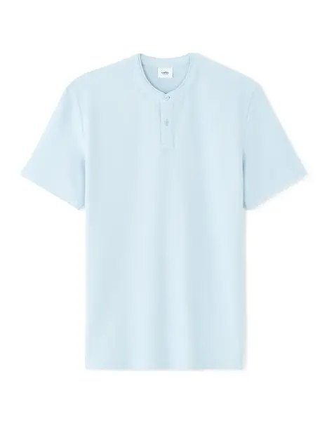 Celio modré pánské polo triko Gesohel