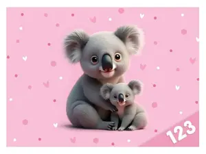 Desky na číslice Koala