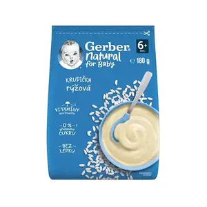 GERBER Natural ryžová krupička 180 g