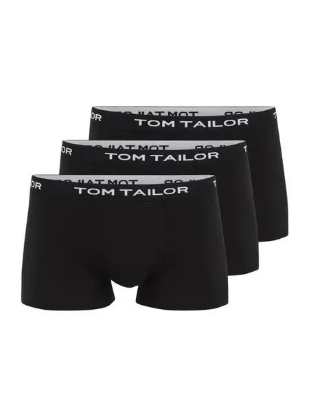 TOM TAILOR Boxerky  čierna / biela