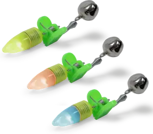 Zebco rolnička trophy single bell triple light set 3 ks 16 mm