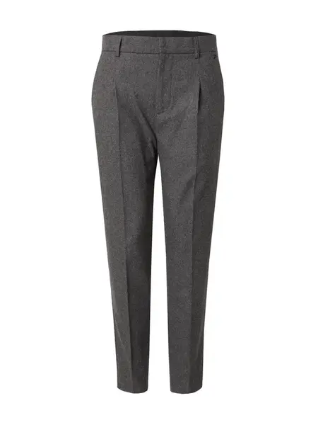 DAN FOX APPAREL Nohavice s pukmi 'Essential'  čierna
