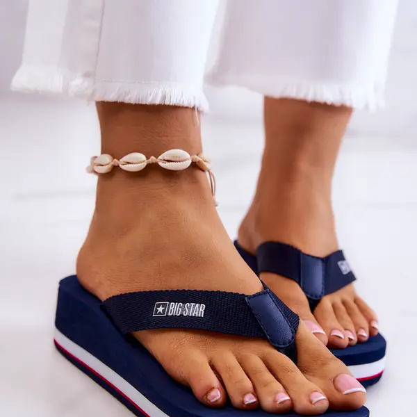 Dámské nazouváky Big Star Navy blue