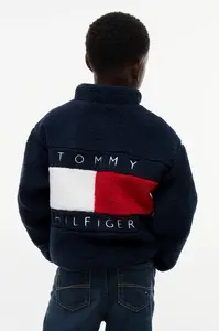 Tommy Hilfiger  rozepínací mikina dětská fleecová