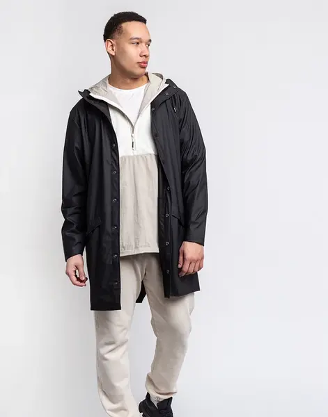 Rains Long Jacket 01 Black XXL