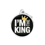 MF I'M THE KING gravírovateľný prívesok 3,93x3,17 cm