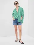 GAP Pruhovaná košile oversized - Dámské