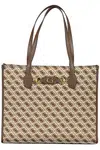 GUESS JEANS WOMEN'S BAG BROWN