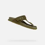 Light green women's flip-flops Geox Sandybett - Women's