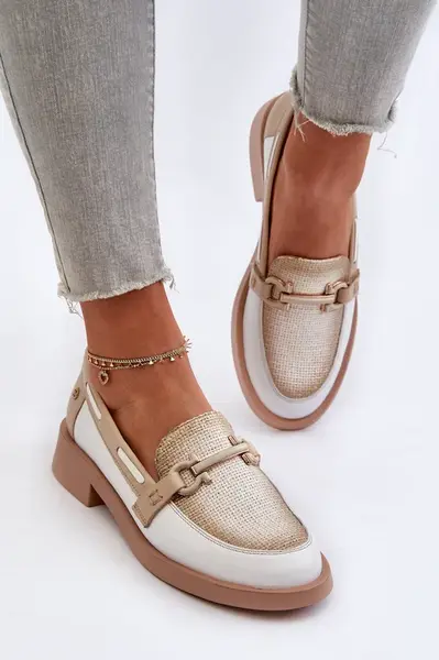 Dámske kožené mokasíny Maciejka