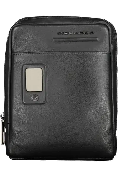 PIQUADRO MEN'S SHOULDER BAG BLACK