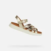 Gold women's sandals Geox XAN2S - Women's