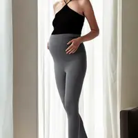 86606 Dewberry Thermal Warm Flexible Winter Pregnant Tights-ANTHRACITE