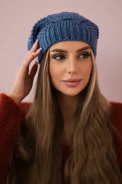 Kesi Čapica s fleece Sandra K210 džínsy