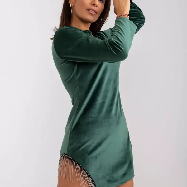 Dress-DHJ-SK-6509.82P-dark green