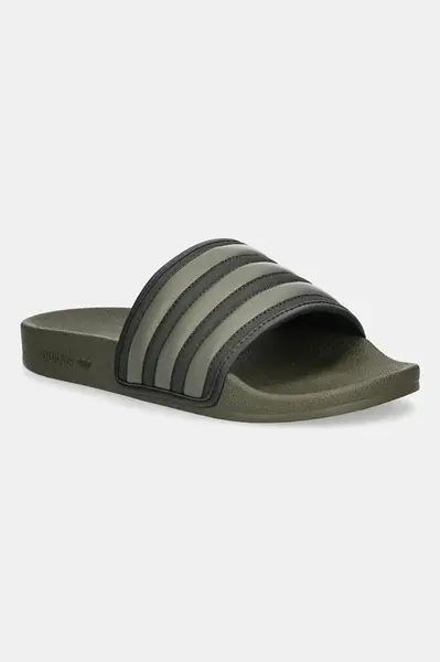 Pantofle adidas Originals Adilette pánské, zelená barva, JR3624