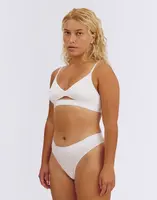 Organic Basics Soft Touch Thong White XS