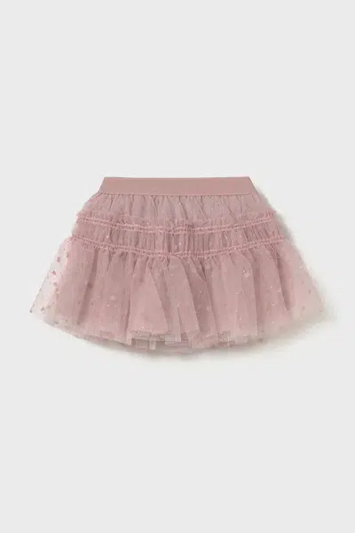 Dětská sukně Mayoral růžová barva, mini, áčková, 2901