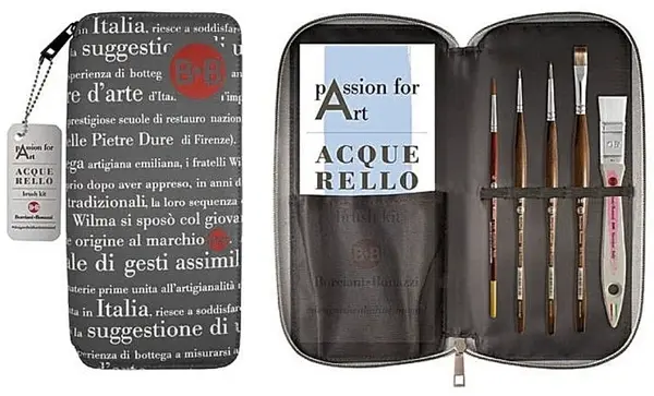 Sada štětců pro akvarel BB v penálu