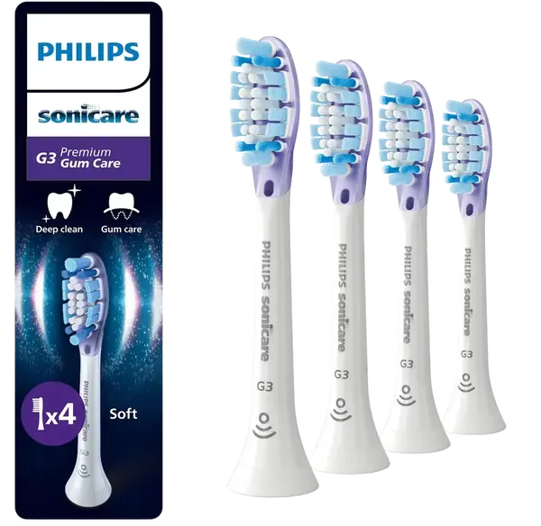 PHILIPS SONICARE Premium Gum Care HX9054/87 bílá 4 ks