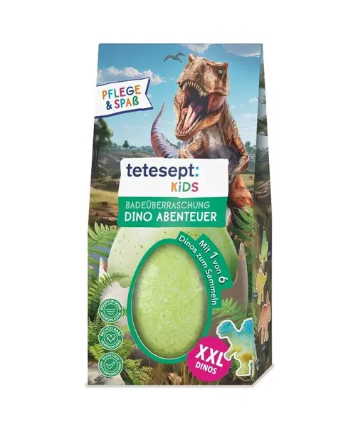 Tetesept Dobrodružství s dinosaury koupelová koule 190 g