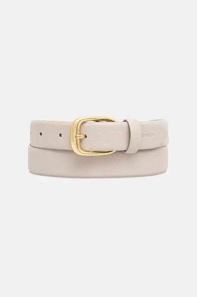 Kožený pásek Calvin Klein dámský, béžová barva, LV04F7023G