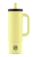Termohrnek 24bottles Straw 800ml Citrus žlutá barva, Straw.800.Citrus