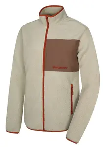 Husky Addy Zip M XXL, beige Pánská fleecová mikina