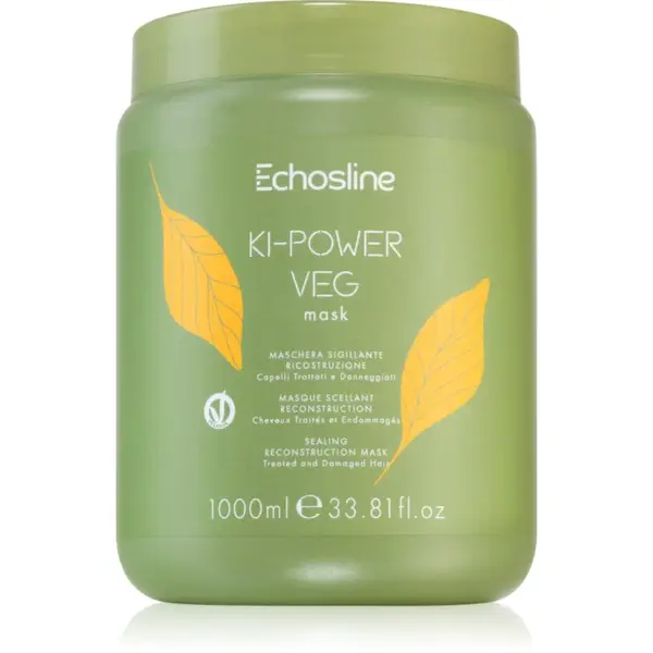 Echosline Ki-Power Veg Mask regeneračná maska pre poškodené vlasy 1000 ml