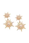 SOHI Náušnice 'Dacey'  zlatá / strieborná