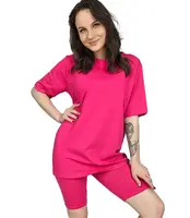 Pri Set of cotton t-shirt oversize shirt short leggings SPIREL