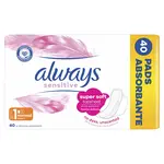Always Hygienické vložky Ultra Sensitive Normal Quatro 40 ks