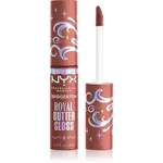 NYX Professional Makeup Bridgerton Royal Butter Gloss lesk na rty odstín 02 Praline 8 ml