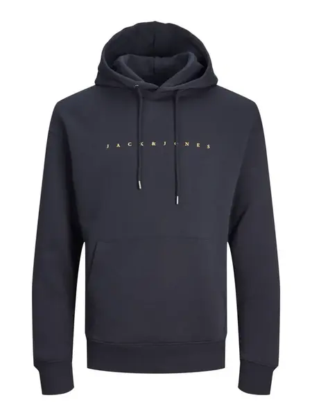 Jack & Jones Plus Sveter 'Star'  tmavomodrá / žltá