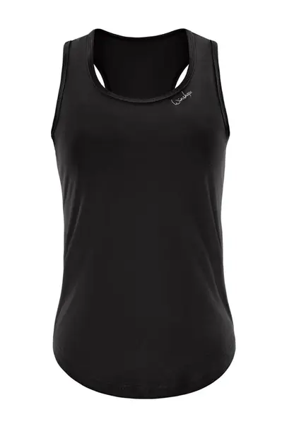 Winshape Športový top 'AET128LS'  čierna / biela