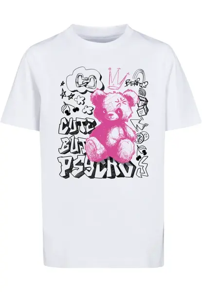 Dětské tričko Cute But Psycho bílé