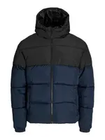 JACK & JONES Prechodná bunda 'JJMAZE'  modrá / čierna